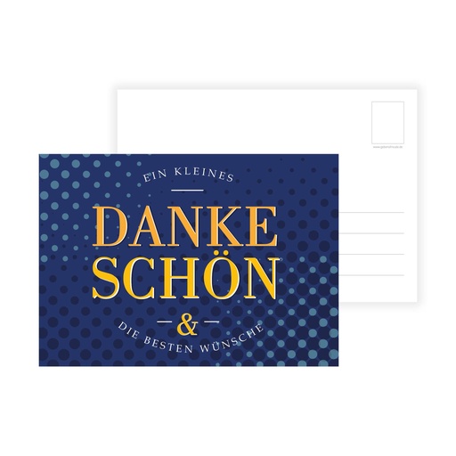 [WP5256] Postkarte kleines Dankeschön