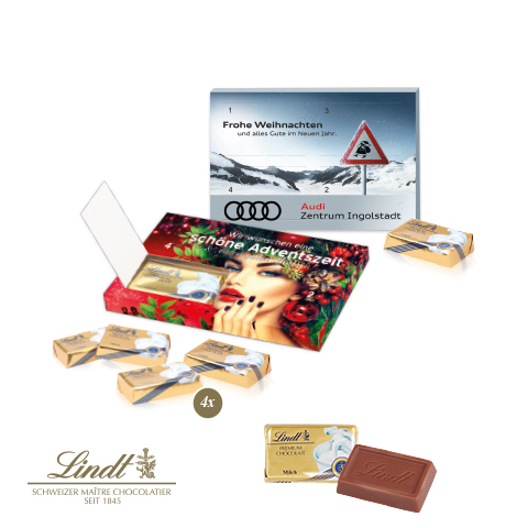 [95340] Mini-Kalender Lindt „4 Adventssonntage“