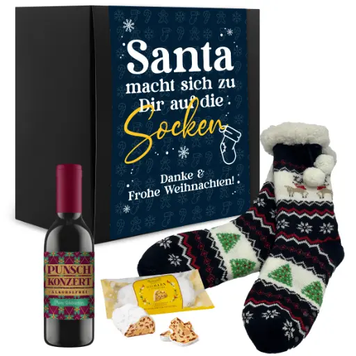 [WP13356] Weihnachtsset Santa´s Kuschelsocken