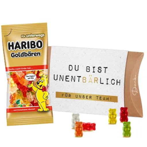 [WP13509] Pillowbox "Du bist UnentBÄRlich" - Haribo