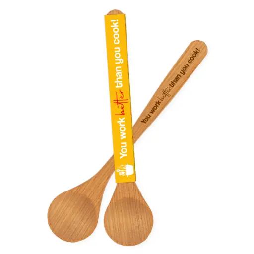 [WP13521] Kochlöffel "You work better than you cook!"