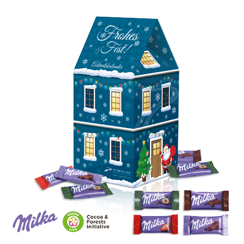 [95184] Adventskalender-Haus "XL" mit Milka Schokolade 