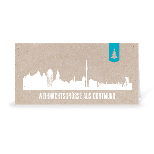 [WP10743] Karte: Skyline modern - Dortmund