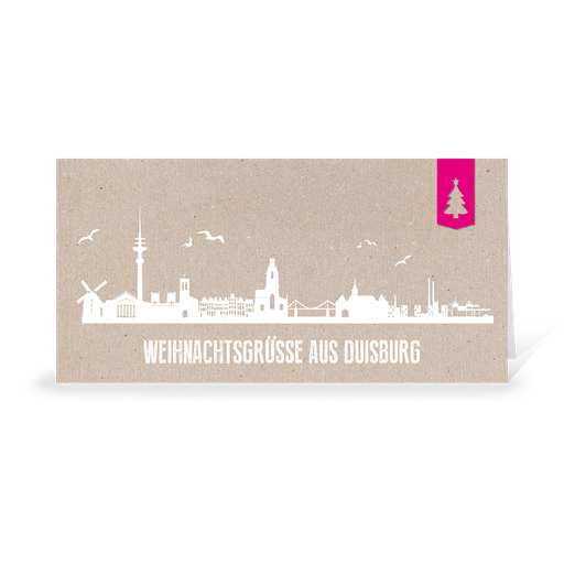 [WP10746] Karte: Skyline modern - Duisburg