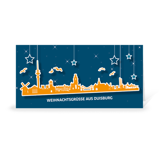 [WP10783] Karte: Skyline pop - Duisburg