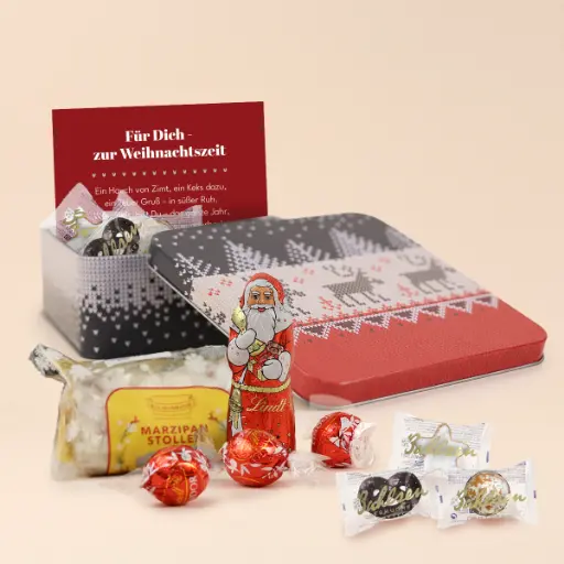 [WP13608] Geschenkdose "Frohe Festtage"